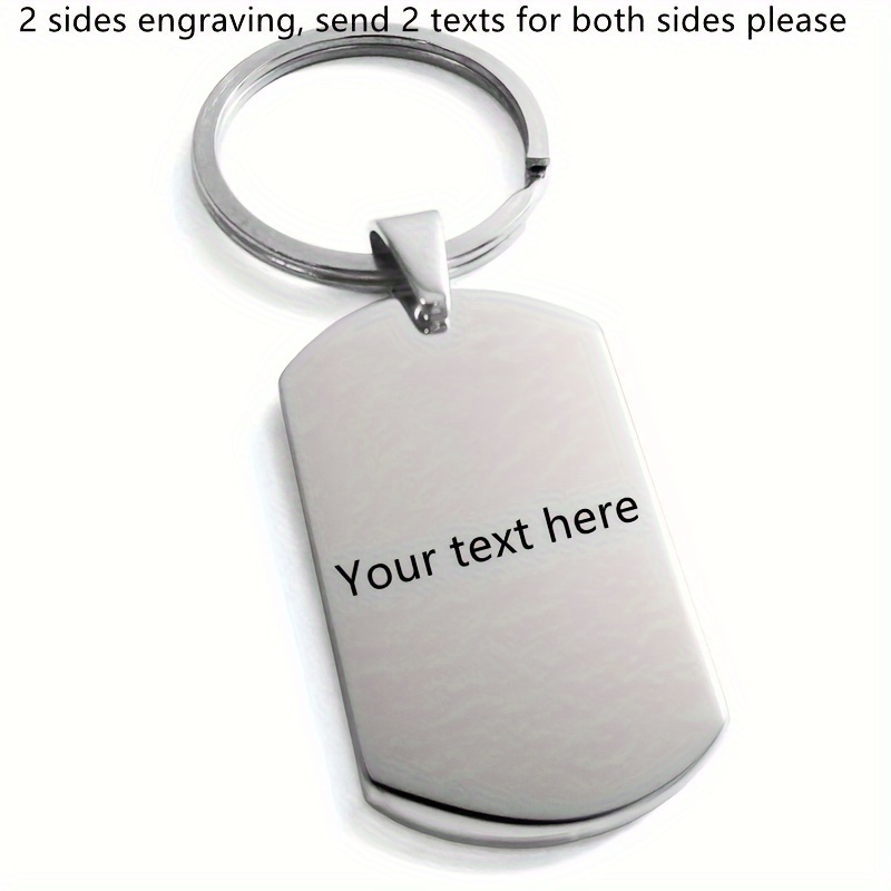 Custom Men's Army Dog Tag Pendant Identity Necklace Engraved Stainless Steel